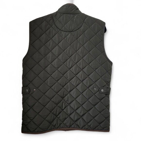 Magaschoni Size M Dark Green Quilted Lightweight Vest, Excellent, Like New Cond. - Picture 2 of 12